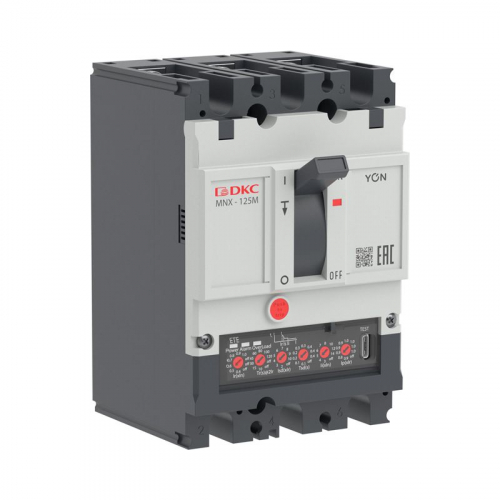 Выключатель автоматический 3P 63А 100кА pro MNX125M при AC415V расцепитель ETE YON MNX125M3PETE0063