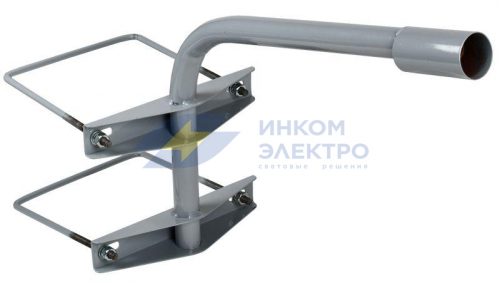 Кронштейн КНО-2 d48 L500 на опору 2 хомута сер. IEK LDKU0D-CR-48-0500-12-K03 Кронштейн КНО-2 d48 L500 на опору 2 хомута сер. IEK LDKU0D-CR-48-0500-12-K03