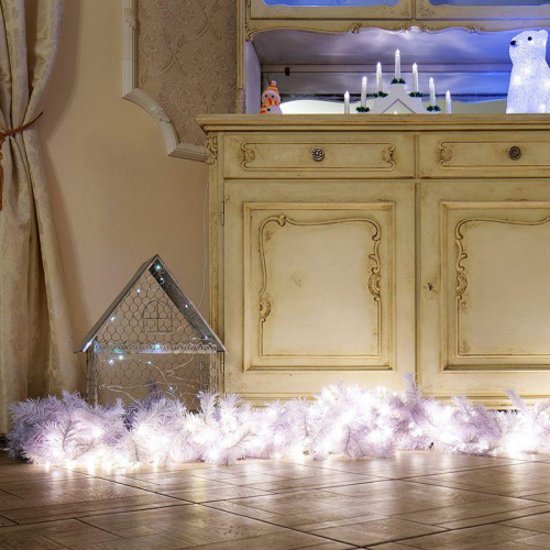 Гирлянда светодиодная "Мишура LED" 3м 288LED бел. 18Вт 220-240В IP20 провод ПВХ прозр. Neon-Night 303-605 фото 6 Гирлянда светодиодная "Мишура LED" 3м 288LED бел. 18Вт 220-240В IP20 провод ПВХ прозр. Neon-Night 303-605 фото 6