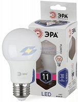 Лампа светодиодная A60-11W-860-E27 грушевидная 880лм ЭРА Б0031394