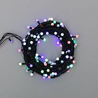 Гирлянда светодиодная "Мультишарики" 20м d13мм 200LED RGB 16Вт 220-240В IP65 провод ПВХ черн. (нужен шнур питания 303-500) Neon-Night 303-509-1