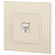 Розетка компьютерная 1-м Elegance 14-3107-02 RJ45 IP20 механизм сл. кость Эра Б0034303