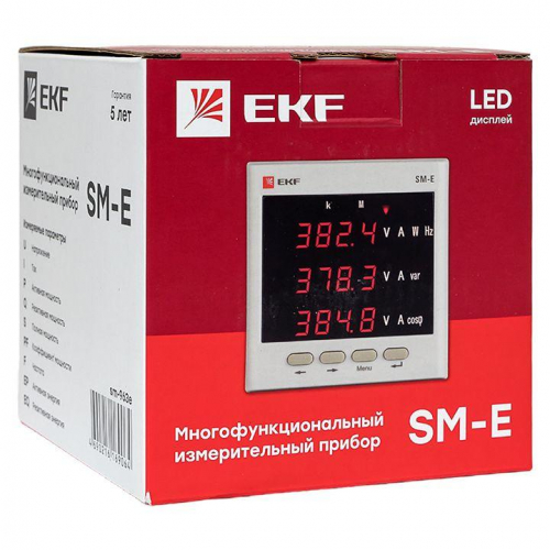 Прибор измерительный многофункциональный SME LED дисплей PROxima EKF sm-963e фото 2
