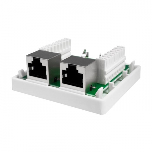 Розетка компьютерная 8P8C RJ-45 FTP кат.5E 2 порта (DIY) SUPRLAN 10-0308-1 фото 3 Розетка компьютерная 8P8C RJ-45 FTP кат.5E 2 порта (DIY) SUPRLAN 10-0308-1 фото 3