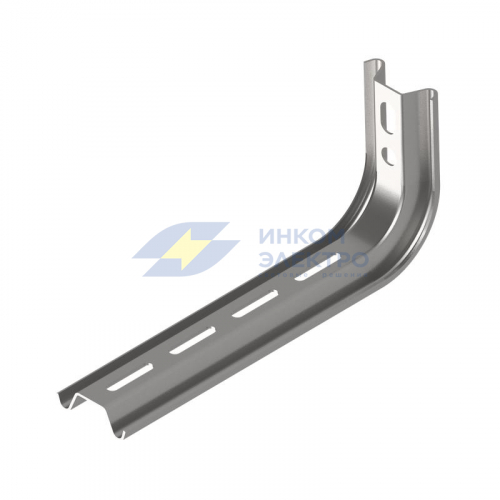 Консоль L-образная 300мм сталь 2мм KSL300 INOX304 КМ LO13498