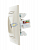 Розетка компьютерная 2-м СП Mira RJ45 16А IP20 со вставкой крем. LEZARD 701-0303-141