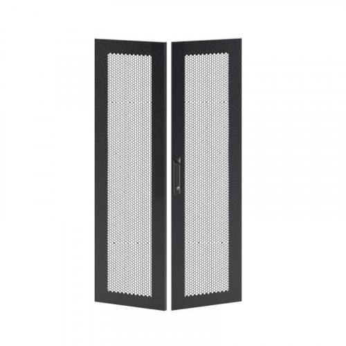 Дверь двустворчатая для IT-CQE 1800х600 перфорир. RAL9005 DKC RBITCPMD1860 Дверь двустворчатая для IT-CQE 1800х600 перфорир. RAL9005 DKC RBITCPMD1860