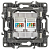 Розетка компьютерная 2-м Эра12 RJ45 12-3108-15 перламутр Эра Б0019357