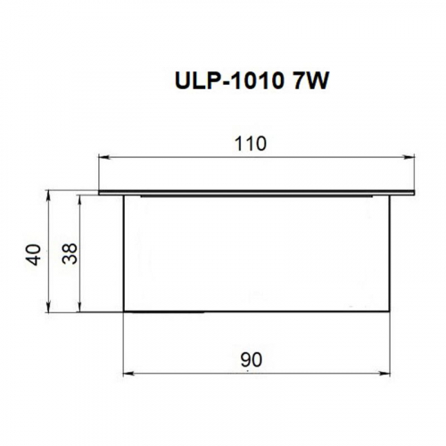 Светильник светодиодный ULP-1010 7W/4000K IP40 GRILYATO WHITE 7Вт 4000К IP40 630лм 100х100х37 потолочный встраив. грильято рассеив. призма с источником питания бел. Uniel UL-00007426 фото 6 Светильник светодиодный ULP-1010 7W/4000K IP40 GRILYATO WHITE 7Вт 4000К IP40 630лм 100х100х37 потолочный встраив. грильято рассеив. призма с источником питания бел. Uniel UL-00007426 фото 6