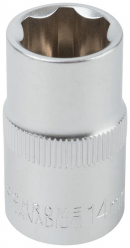 Головка шестигранная CrV 1/2дюйм 14мм FIT 62044 фото 2