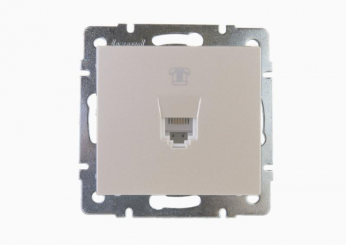 Розетка телефонная Rain RJ11 евро стандарт механизм жемчуж./бел. перламутр. LEZARD 703-3088-137 Розетка телефонная Rain RJ11 евро стандарт механизм жемчуж./бел. перламутр. LEZARD 703-3088-137