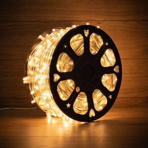 Гирлянда светодиодная "LED ClipLight" шаг 15см 665LED тепл. бел. 80Вт 12В IP65 провод ПВХ прозр. (уп.100м) Neon-Night 325-156 Гирлянда светодиодная "LED ClipLight" шаг 15см 665LED тепл. бел. 80Вт 12В IP65 провод ПВХ прозр. (уп.100м) Neon-Night 325-156