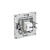 Розетка компьютерная 1-м KANT RJ45 кат.6A без шторки бел. магнолия DKC 7000673