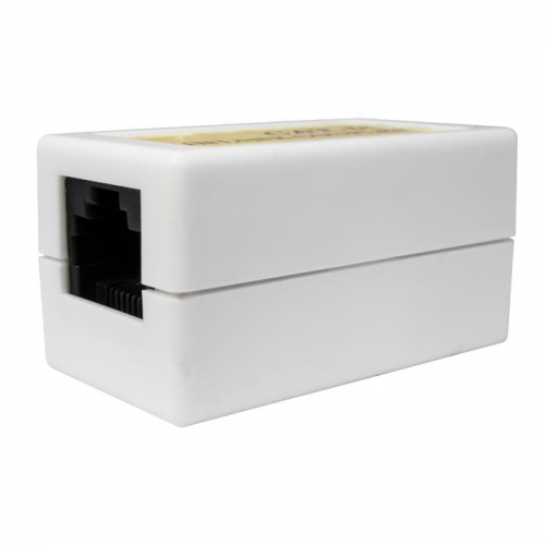 Соединитель проходной RJ45 (8P8C) UTP кат.5E SUPRLAN 10-0320 Соединитель проходной RJ45 (8P8C) UTP кат.5E SUPRLAN 10-0320