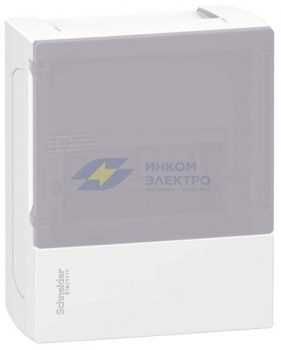 Бокс ОП MINI PRAGMA 1 ряд 6мод. бел. с дым. двер. IP40 SchE MIP12106T