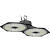 Светильник HOOK/P 2х70W D90 750 BK СТ 1944000450