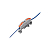 Клемма монтажная СМК PTC-1P 4211 DIN 450В 32А 0.08-2.5(4.0)кв.мм JazzWay 5073883