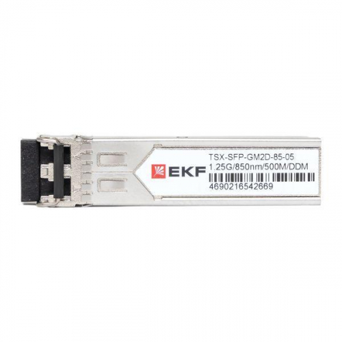 Модуль SFP 1.25Гб двойн. многомодовое оптоволокно 850нм дальность 500м TSX EKF TSX-SFP-GM2D-85-05 фото 2 Модуль SFP 1.25Гб двойн. многомодовое оптоволокно 850нм дальность 500м TSX EKF TSX-SFP-GM2D-85-05 фото 2