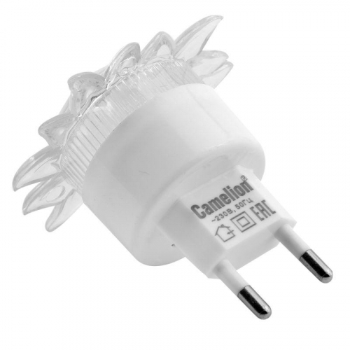 Светильник светодиодный ночник LED "Солнце" RGB 220В Camelion NL-257 15375 фото 6