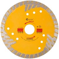 Диск отрезной алмазный сегментный ПРОФИ ПЛЮС/Profi Plus 125х2.4х8.3х22.2мм с защитными секторами Cutop 67-415