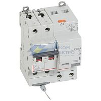 Выключатель автоматический дифференциального тока 2п C 16А 300мА тип AC 10кА DX3 4мод. Leg 411172