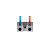 Клемма монтажная СМК PTC-2P 4224 BL/2 450В 32А 0.08-2.5(4.0)кв.мм JazzWay 5073760