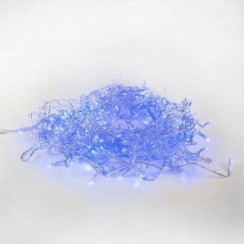 Гирлянда светодиодная "Светодиодный Дождь" 2.5х2м 300LED син. 16Вт 230В IP20 свечение с динамикой провод прозр. Neon-Night 235-053 фото 8