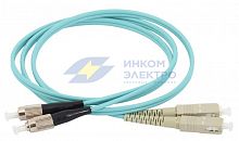 Патч-корд оптический коммутационный соединительный для многомодового кабеля (MM); 50/125 (OM3); SC/UPC-FC/UPC (Duplex) (дл.25м) ITK FPC5003-SCU-FCU-C2L-25M