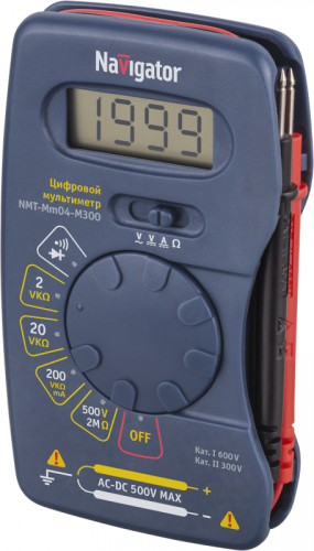 Мультиметр 93 589 NMT-Mm04-M300 (M300) Navigator 93589 Мультиметр 93 589 NMT-Mm04-M300 (M300) Navigator 93589