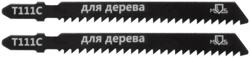 Полотно для эл. лобзика Т111С по дереву HCS 100мм (уп.2шт) MOS 40809М
