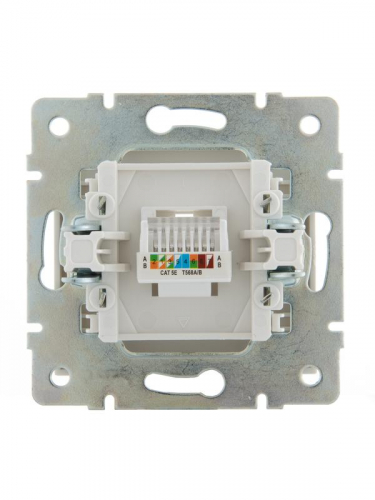 Розетка компьютерная СП Rain RJ45 16А IP20 механизм бел. LEZARD 703-0288-139 фото 2 Розетка компьютерная СП Rain RJ45 16А IP20 механизм бел. LEZARD 703-0288-139 фото 2