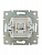 Розетка компьютерная СП Rain RJ45 16А IP20 механизм бел. LEZARD 703-0288-139
