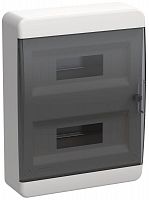 Корпус ЩРН-П-24 TEKFOR IP41 черн. прозр. дверь пластик. IEK TF5-KP12-N-24-41-K01-K03