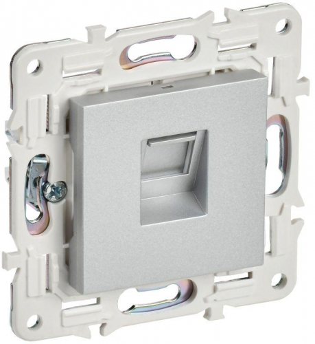 Розетка компьютерная RJ45 кат.5E SKANDY SK-K01S серебр. IEK SK-K10-1-K23 Розетка компьютерная RJ45 кат.5E SKANDY SK-K01S серебр. IEK SK-K10-1-K23