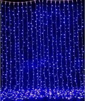 Гирлянда светодиодная "Занавес" 1.5х1.5м 368LED син. ШК SHLights 4690601035509