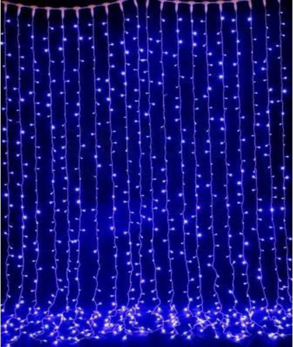 Гирлянда светодиодная "Занавес" 1.5х1.5м 368LED син. ШК SHLights 4690601035509