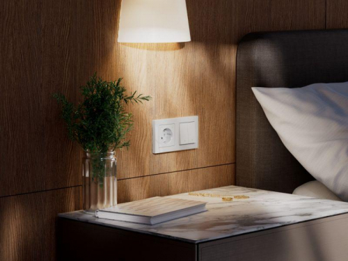 Выключатель 2-кл. AtlasDesign Smart 10А (сх. 5) L+N с подсветкой Zigbee механизм бел. SE ATN000153Z фото 2 Выключатель 2-кл. AtlasDesign Smart 10А (сх. 5) L+N с подсветкой Zigbee механизм бел. SE ATN000153Z фото 2
