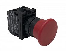Кнопка &amp;amp;quot;Грибок&amp;amp;quot; 1НО+1НЗ без фиксации красн. EMAS B102MK
