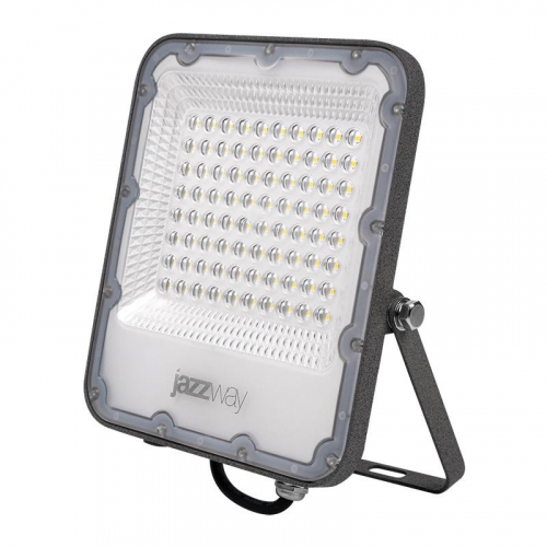 Прожектор светодиодный PFL-S4 100Вт 6500К IP65 80град. ДО с линзовым модулем JazzWay 5036437