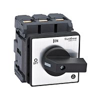 Выключатель-разъединитель 3п 100А IP20 с черн. рукоят. на дверцу 4 винтами SE MSD100320B