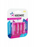 Аккумулятор AA/R6 2800мА.ч NI-MN BP-4 (блист.4шт) КОСМОС KOCR6NIMH2800MAH4BL