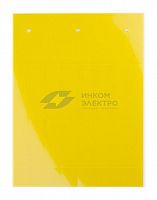 Табличка полужесткая установка в держатель для маркировки мод. оборудования ПВХ-0.5 желт. DKC TAS5215Y