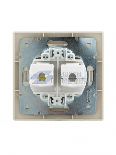 Розетка компьютерная 2-м СП Mira RJ45 16А IP20 со вставкой крем. LEZARD 701-0303-141 фото 3 Розетка компьютерная 2-м СП Mira RJ45 16А IP20 со вставкой крем. LEZARD 701-0303-141 фото 3