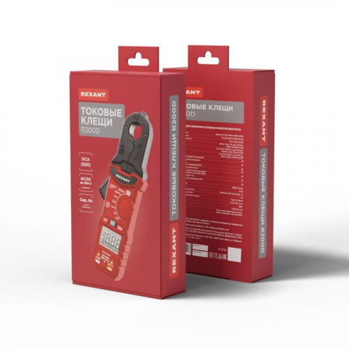 Клещи токовые R200D Rexant 13-3220 фото 8 Клещи токовые R200D Rexant 13-3220 фото 8