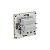 Розетка силовая KANT 2P+E без шторки ванильн. марципан DKC 7015033