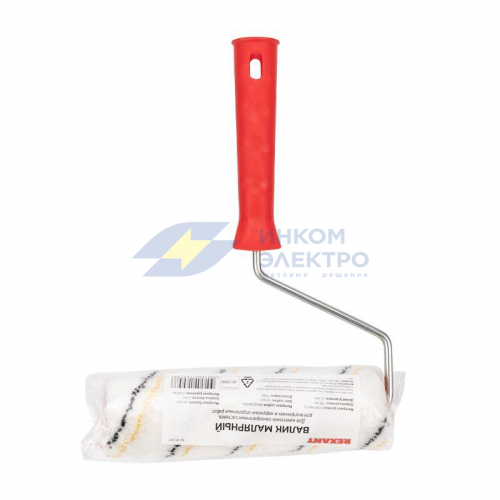 Валик микрофибра ворс 9мм шир. ролика 180мм бюгель 6мм d42мм Rexant 89-0027 фото 4