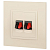 Розетка аудио 2мод. 14-3112-02 Elegance сл. кость ЭРА Б0034327