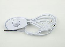 Шнур сетевой UCX-C30/02A-170 WHITE с вилкой и выкл. с диммером 2А 500Вт 1.7м бел. Uniel UL-00004439