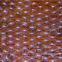 Гирлянда светодиодная "Сеть" 2х3м 432LED бел. 40Вт 220-240В IP67 провод каучук бел. Neon-Night 217-145
