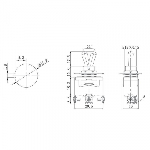 Тумблер 250В 15А (3с) (ON)-OFF-(ON) 1п (KN-123) Rexant 36-4152 фото 2 Тумблер 250В 15А (3с) (ON)-OFF-(ON) 1п (KN-123) Rexant 36-4152 фото 2